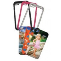 Modello FLEX per I Phone 4 / 4S  Composto da 2 parti che si uniscono a guscio  in plastica soft touch  Diponibile nei colori  NERO   ROSA  GRIGIO PERLA  con piastrina in alluminio bianco anti UV